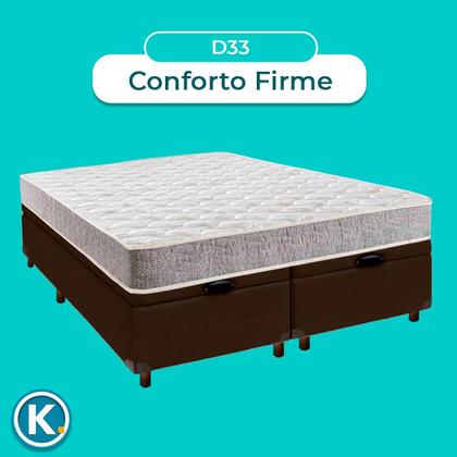 Imagem de Conjunto Cama Box Bau Casal + Colchão D33 Inducol