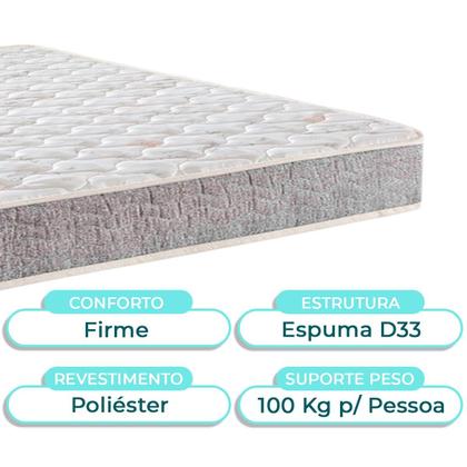 Imagem de Conjunto Cama Box Bau Casal + Colchão D33 Inducol