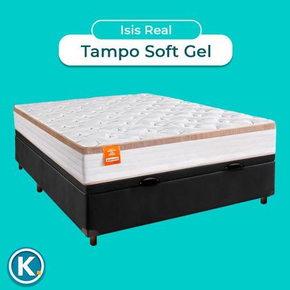 Imagem de Conjunto Cama Box Bau Casal + Colchão Isis Inducol