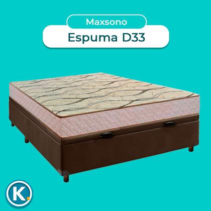 Imagem de Conjunto Cama Box Bau Casal + Colchão Maxsono Paropas