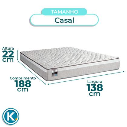 Imagem de Conjunto Cama Box Bau Marrom Casal + Colchão Molas Ensacadas Hanover Inducol + Cabeceira