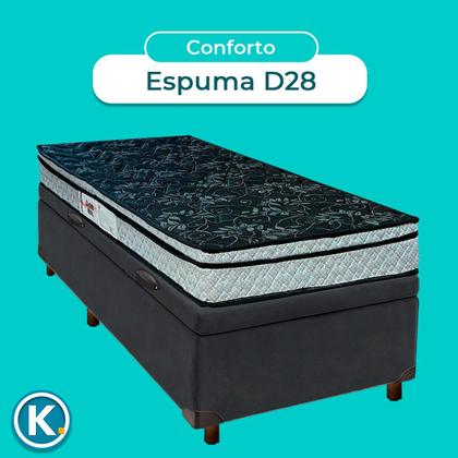 Imagem de Conjunto Cama Box Bau Solteiro + Colchão Conforto Paropas