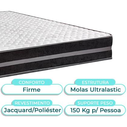 Imagem de Conjunto Cama Box Casal + Colchão Bogota Inducol