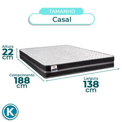 Imagem de Conjunto Cama Box Casal + Colchão Bogota Inducol