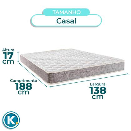 Imagem de Conjunto Cama Box Casal + Colchão D33 Inducol