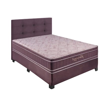Imagem de Conjunto Cama Box Casal de Molas Kappesberg Inverno e Verão - 138x188