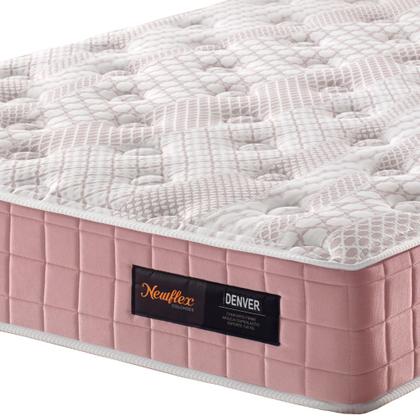 Imagem de Conjunto Cama Box Colchão King Size 193x203x67 com Molas Ensacadas Denver Rosa