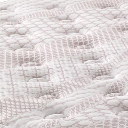 Imagem de Conjunto Cama Box Colchão King Size 193x203x67 com Molas Ensacadas Denver Rosa