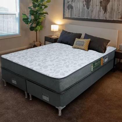 Imagem de Conjunto Cama Box E Colchão Casal Bec Diamond