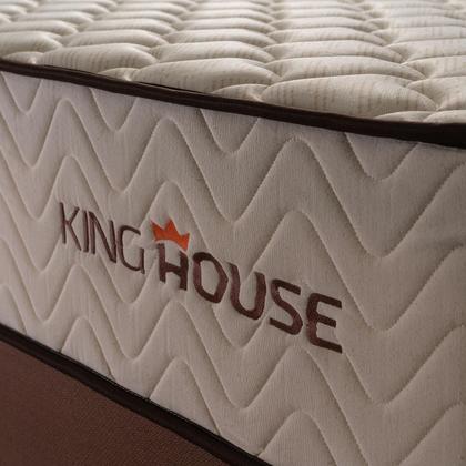 Imagem de Conjunto Cama Box Espuma San Diego Bege Solteiro 88x188x67