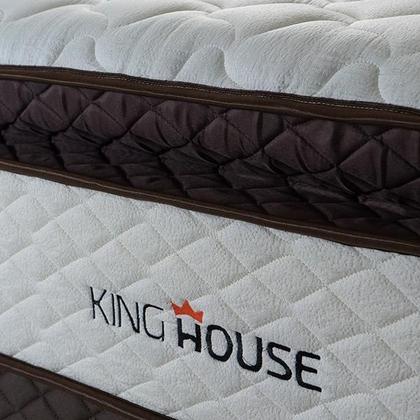 Imagem de Conjunto Cama Box Espuma San Diego Branco Solteiro 88x188x67