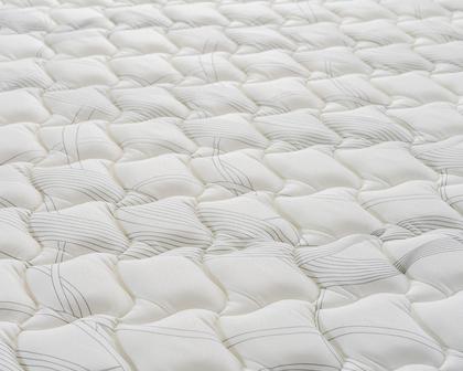 Imagem de Conjunto Cama Box King Size Durham 193x203x60 Preto/Branco c/ Molas Ensacadas