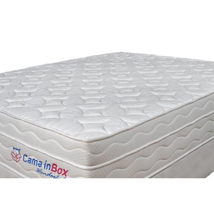 Imagem de Conjunto Cama Box Queen Molas Ensacadas com Espuma Viscoelástico Cama inBox Wonderful 158x198x71