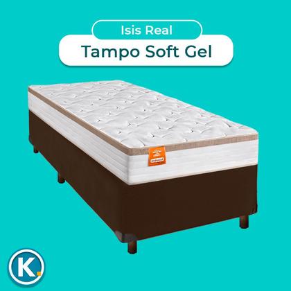 Imagem de Conjunto Cama Box Solteiro + Colchão Isis Real Inducol