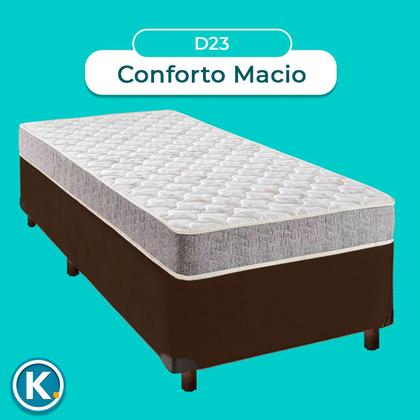 Imagem de Conjunto Cama Box Solteiro Simples + Colchão D23 Inducol