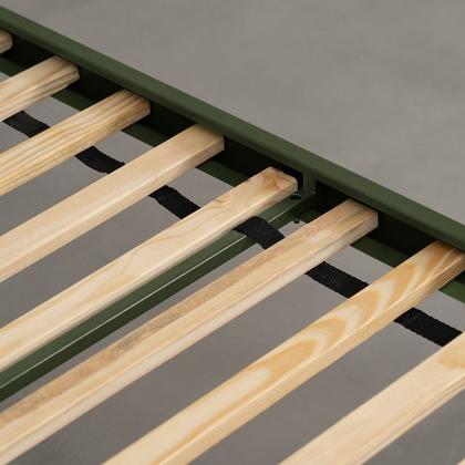 Imagem de Conjunto Cama Queen 2 Mesa de Cabeceira e Arara de Roupas em Aço Begônia CabeCasa MadeiraOriginals