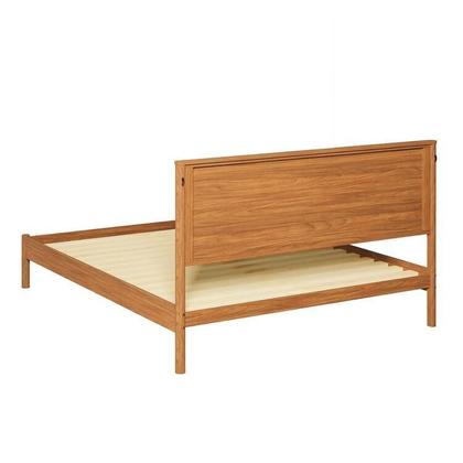 Imagem de Conjunto Cama Queen com 2 Mesas de Cabeceira e Cômoda Oiti CabeCasa MadeiraOriginals