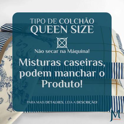 Imagem de Conjunto Cama Queen Size Laurence 100%Algodão Super Luxuoso