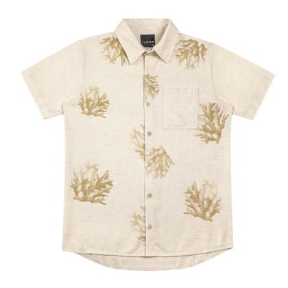 Imagem de Conjunto Camisa em Viscose e Bermuda Linho - Lamon