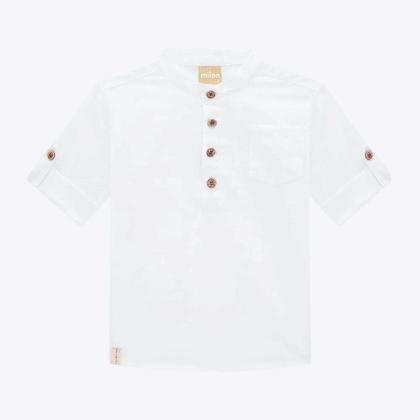 Imagem de Conjunto Camisa Manga Curta e Bermuda Listrada Infantil Menino Milon 2000590