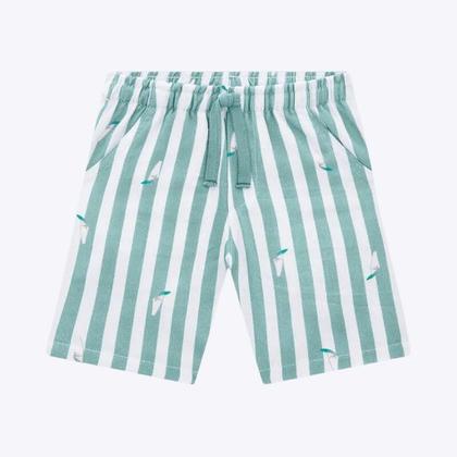 Imagem de Conjunto Camisa Manga Curta e Bermuda Listrada Infantil Menino Milon 2000590