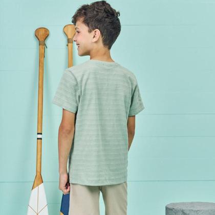 Imagem de Conjunto camiseta bermuda cotton jeans lucboo