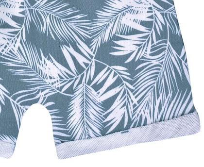 Imagem de Conjunto camiseta C/ Bermuda Estampada Moletom Nº 1 Ao 3