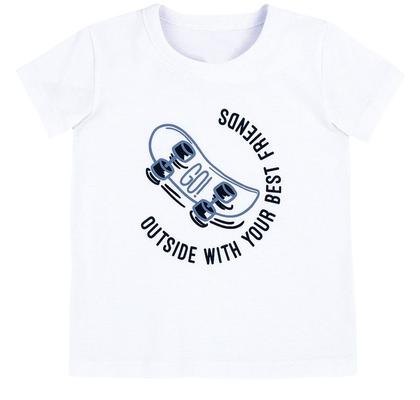 Imagem de Conjunto camiseta C/ Bermuda Estampada Moletom Nº 1 Ao 3