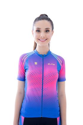 Imagem de Conjunto Camiseta e Bermuda Bike Feminino Curto Forro Proteção UV Refletiva - Elite -Pitu Baby