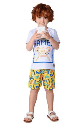 Imagem de Conjunto Camiseta Gamer e Short - Cacau Kids