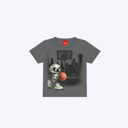 Imagem de Conjunto Camiseta Manga Curta E Bermuda Moletinho Infantil Menino Kyly P1001061 Branco