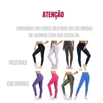 Imagem de Conjunto Camiseta REGATA Blusinha DRY + Calça Legging BÁSICA COLORIDA Leg Suplex 630