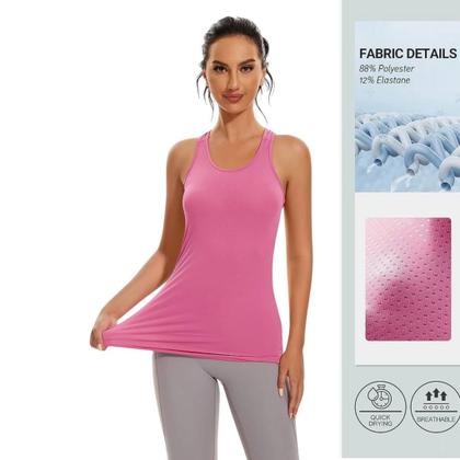 Imagem de Conjunto Camiseta REGATA DRY FITNESS  + Short TACTEL FEMININO Academia Yoga Corrida PLT 589