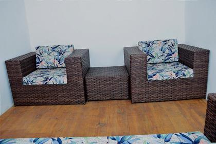 Imagem de Conjunto Canadá + Puff Extensível by DeckDecor