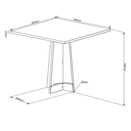 Conjunto Canto Alemão Baú Bariloche Mesa Quadrada 90x90 sem Vidro e 2 Cadeiras Venus em Mdp/mdf - Viero Imagem de Conjunto Canto Alemão Baú Bariloche Mesa Quadrada 90x90 sem Vidro e 2 Cadeiras Venus em Mdp/mdf