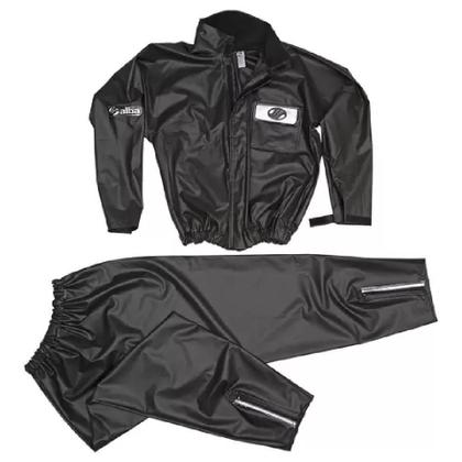 Imagem de Conjunto Capa Chuva Alba Europa Roupa Motoqueiro Impermeável Preto P