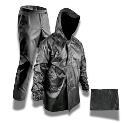 Imagem de Conjunto Capa Chuva Moto Emborrachada Impermeável Motoboy Refletivo Bolsa