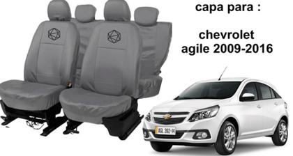 Imagem de Conjunto capa couro Agile 09-16 + chaveiro + estilo