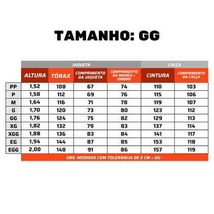 Imagem de Conjunto Capa de Chuva Motoqueiro Tamanho GG PVC 0,28mm Pop Gola Masculino - Pioneira 2510-PRE-GG