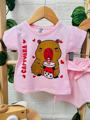 Imagem de Conjunto Capivara - Camiseta + Shorts
