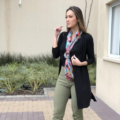 Imagem de Conjunto cardigan c/regata del amo