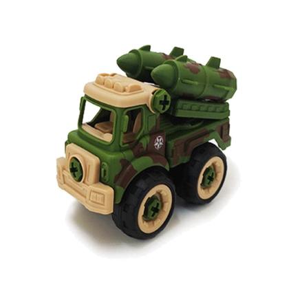 Imagem de Conjunto Carrinho De Brinquedo Fricção Militar Caminhão