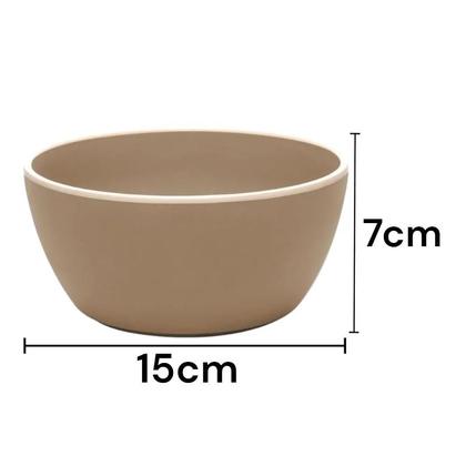 Imagem de Conjunto Casal 2 Tigelas De Melamina Para Cereal Leite Aveia