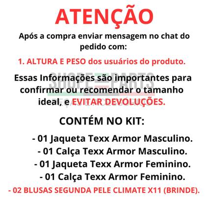 Imagem de Conjunto Casal Big Trail Texx Armor Impermeavel C/ Proteção