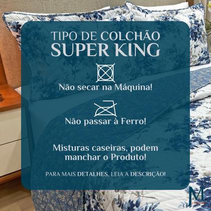 Imagem de Conjunto Casal King Size Juliette 100% Algodão Toque Super Macio