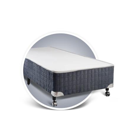 Imagem de Conjunto Castor Silver Star Híbrido Air Double Face Solteiro Americano 96x203x74cm