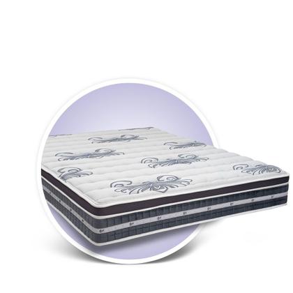 Imagem de Conjunto Castor Silver Star Híbrido Air One Face Queen Size 158x198x72cm