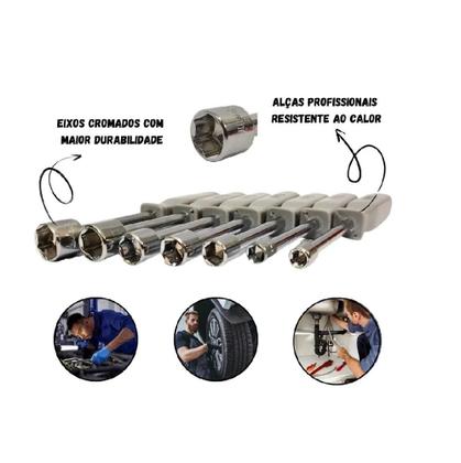 Imagem de Conjunto Chave Canhão 7 Peça 5 a 12mm Twister Aço Resistente