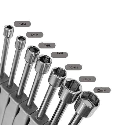 Imagem de Conjunto Chave Canhão 7 Peça 5 a 12mm Twister Aço Resistente