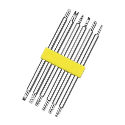 Imagem de Conjunto Chave De Fenda 6 Bits Duplos Manutenção E Reparos
